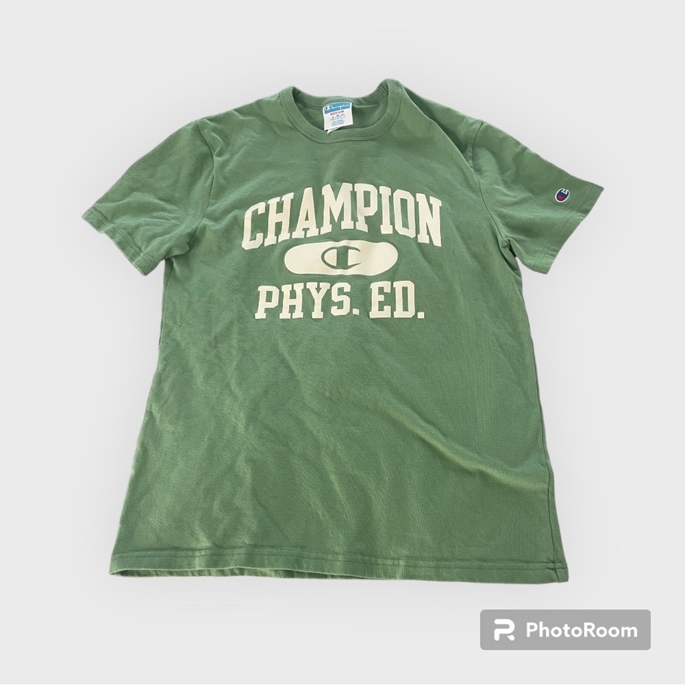 Green Tee shirt, champion, adult medium.